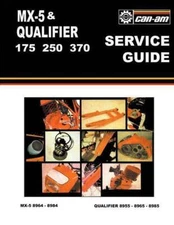 CanAm MX5 & Qualifier Service/Parts Manual AMA AHRMA VMX Can-Am Motocross Enduro
