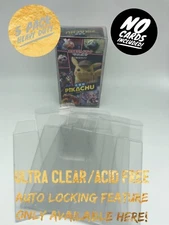 Pokemon Booster Box Plastic Protector For ALL small Japanese style boxs x5