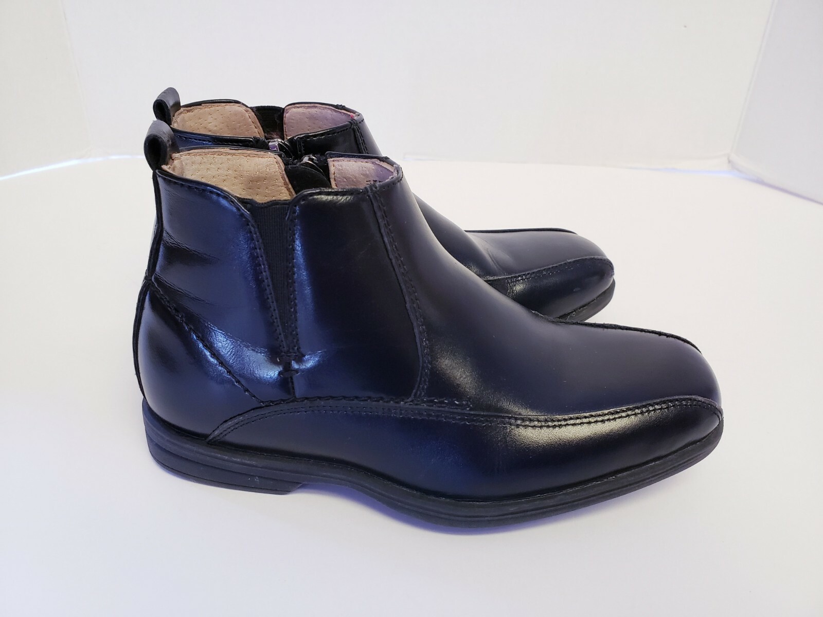 Florsheim Kids Ankle Boots 11.5 M Black 