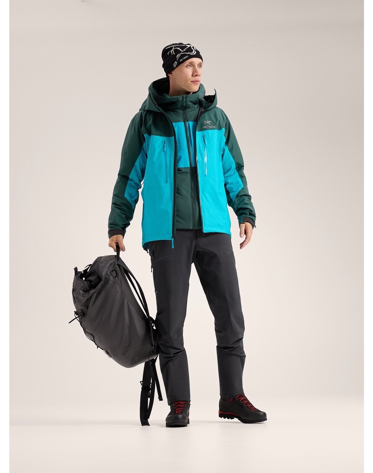 ARC'TERYX Giacca uomo Arc’teryx Alpha Goretex con cappuccio impermeabile conchiglia XXL $700 nuova con etichette