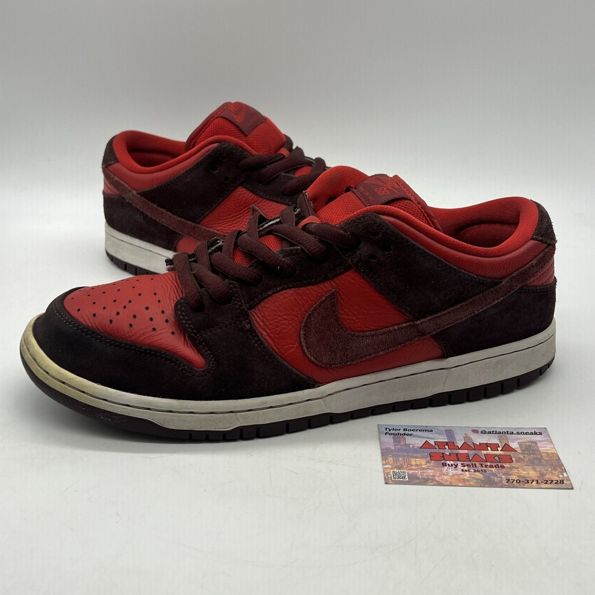 Size 12 - Nike Dunk Pro SB Low Fruity Pack - Cherry Leather