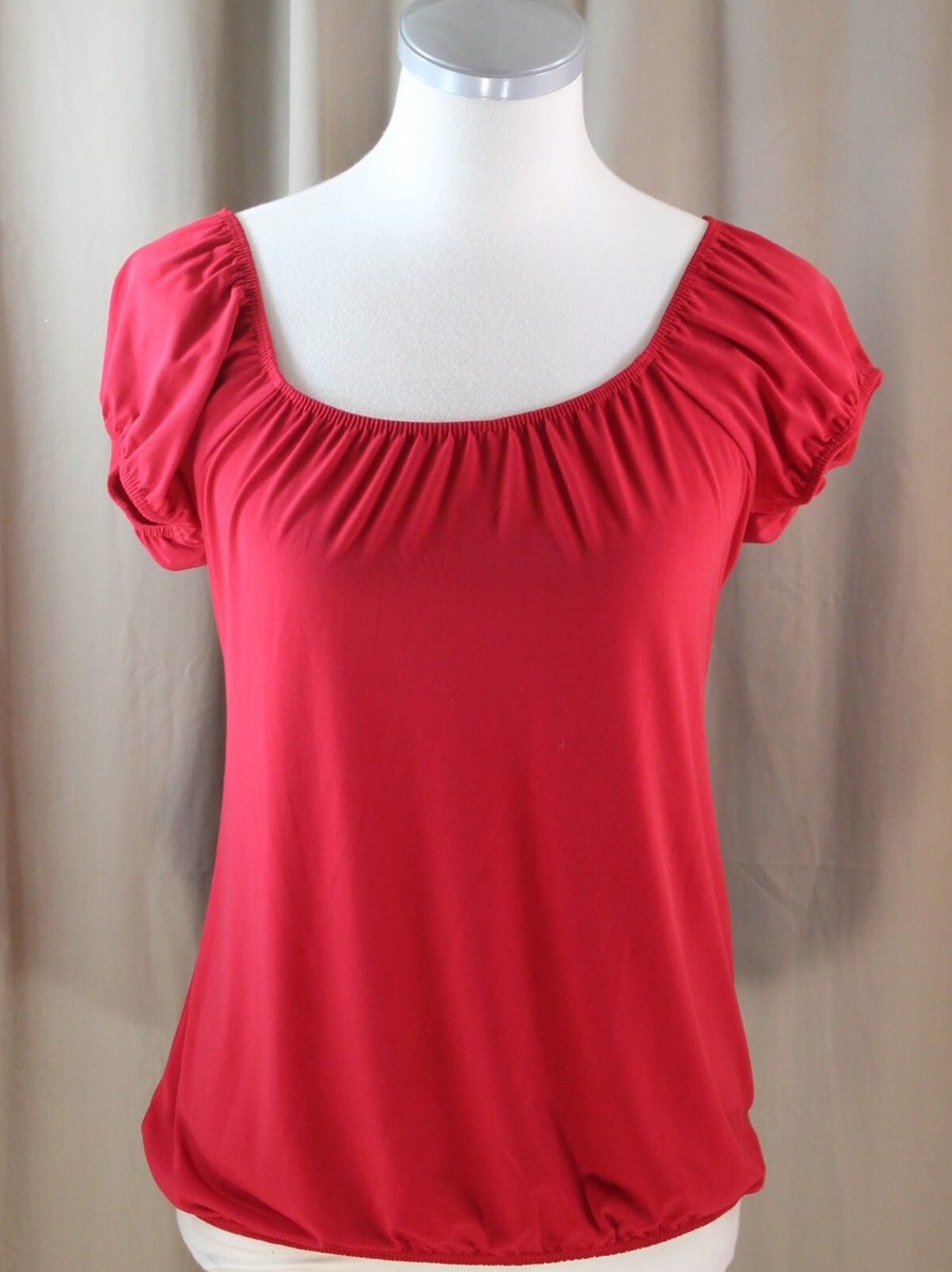 Sixteen Small Red Knit Top | eBay