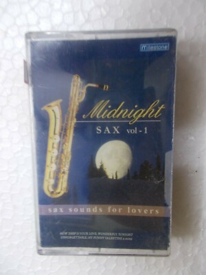 Mmidnight Sax Vol 1 Sax Sound For Lovers Rare Orig Cassette Tape India  2002