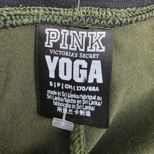 PINK Victoria’s Secret Y2K Yoga Pants Gladiator Ankles Olive Green Size S Small - Picture 6 of 10