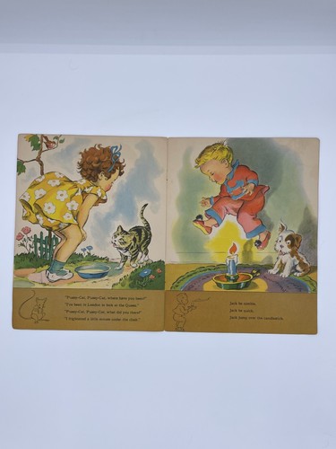 Mother Goose 1941 Soft Cover Children's Book - Picture 2 of 4