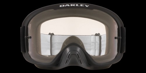 Maschera Oakley O Frame 2.0 Pro MX nero opaco lente chiara motocross dh - Foto 2 di 4