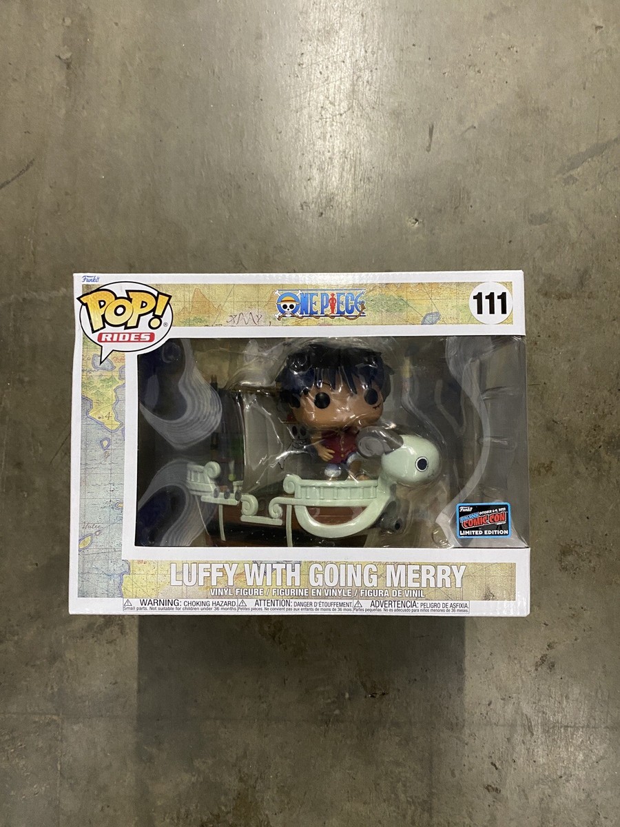 Funko Pop! Rides One Piece Luffy with Going Merry 2022 NYCC Exclusive  Figure #111