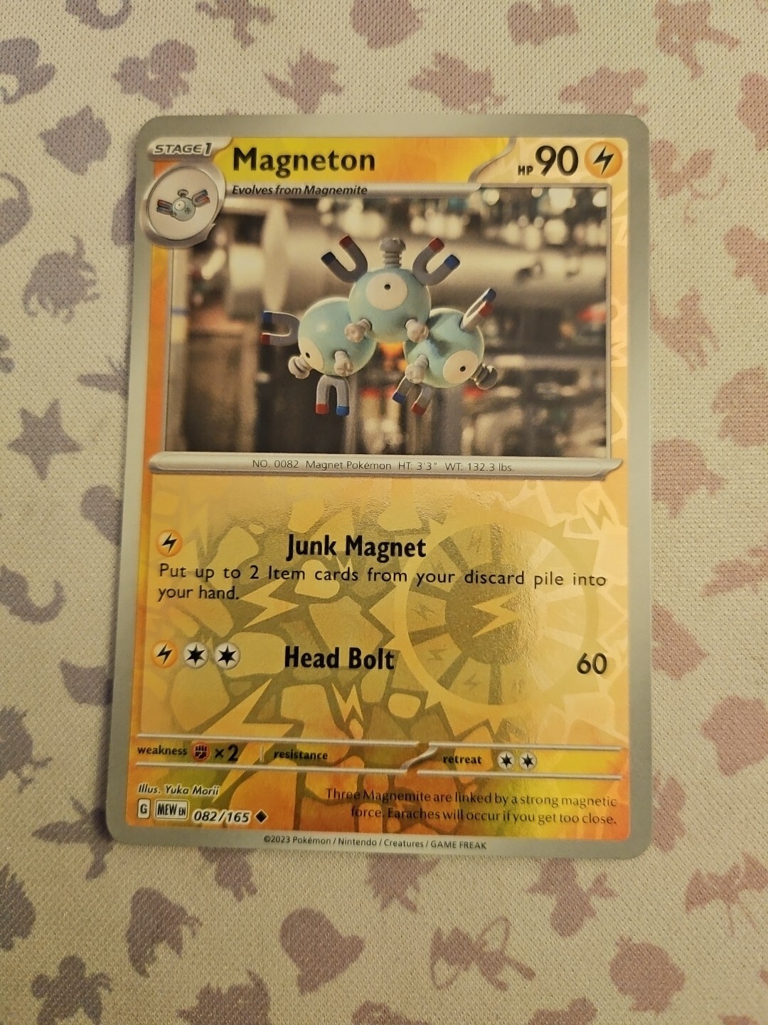 Magneton - 082/165 - Reverse Holo - Pokemon Scarlet and Violet 151 - NM
