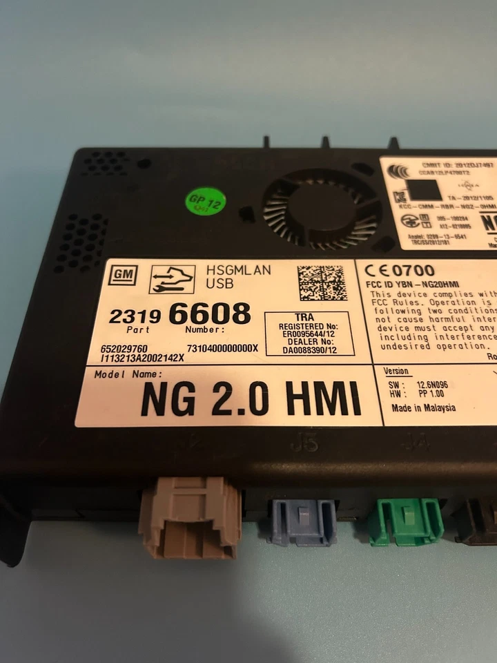 ✅ 2014 Cadillac ATS Human Machine Interface Control Module OEM UNLOCKED 23196608 - Изображение 4 из 4