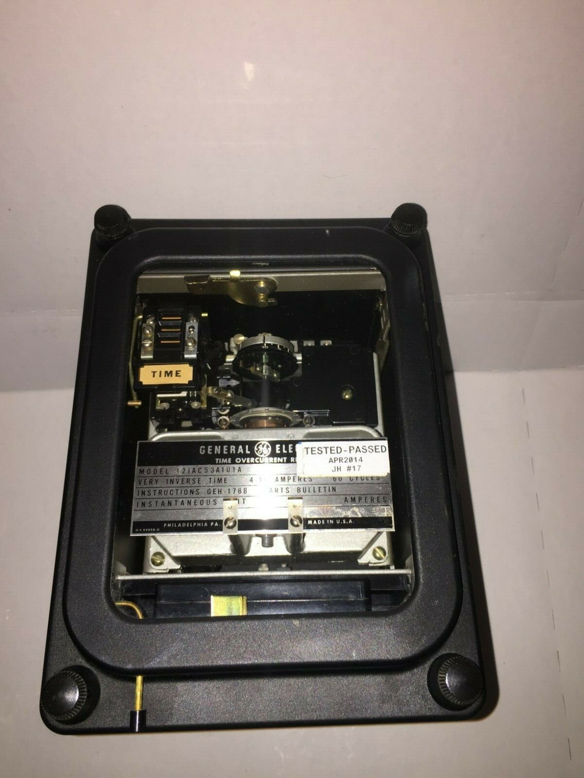 General Electric 12IAC53A101A Time Overcurrent Relay 14-16 Amperes