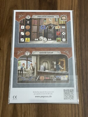 Instanbul Big Box Board Game Promo Tile Set Kebab Shop & Depot Mini Expansions