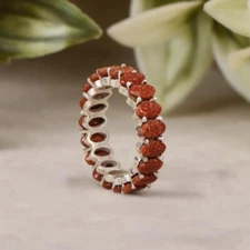 Natural Sunstone Gemstone Ring, 925 Sterling Silver Ring, Wedding Gift For Women