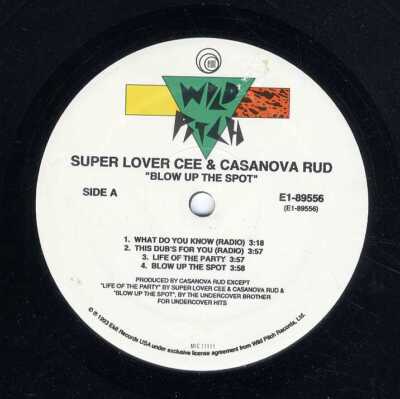 洋楽 Super Lover Cee - Blow Up The Spot EP Super Lover Cee & Casanova Rud – Blow Up The Spot | Releases