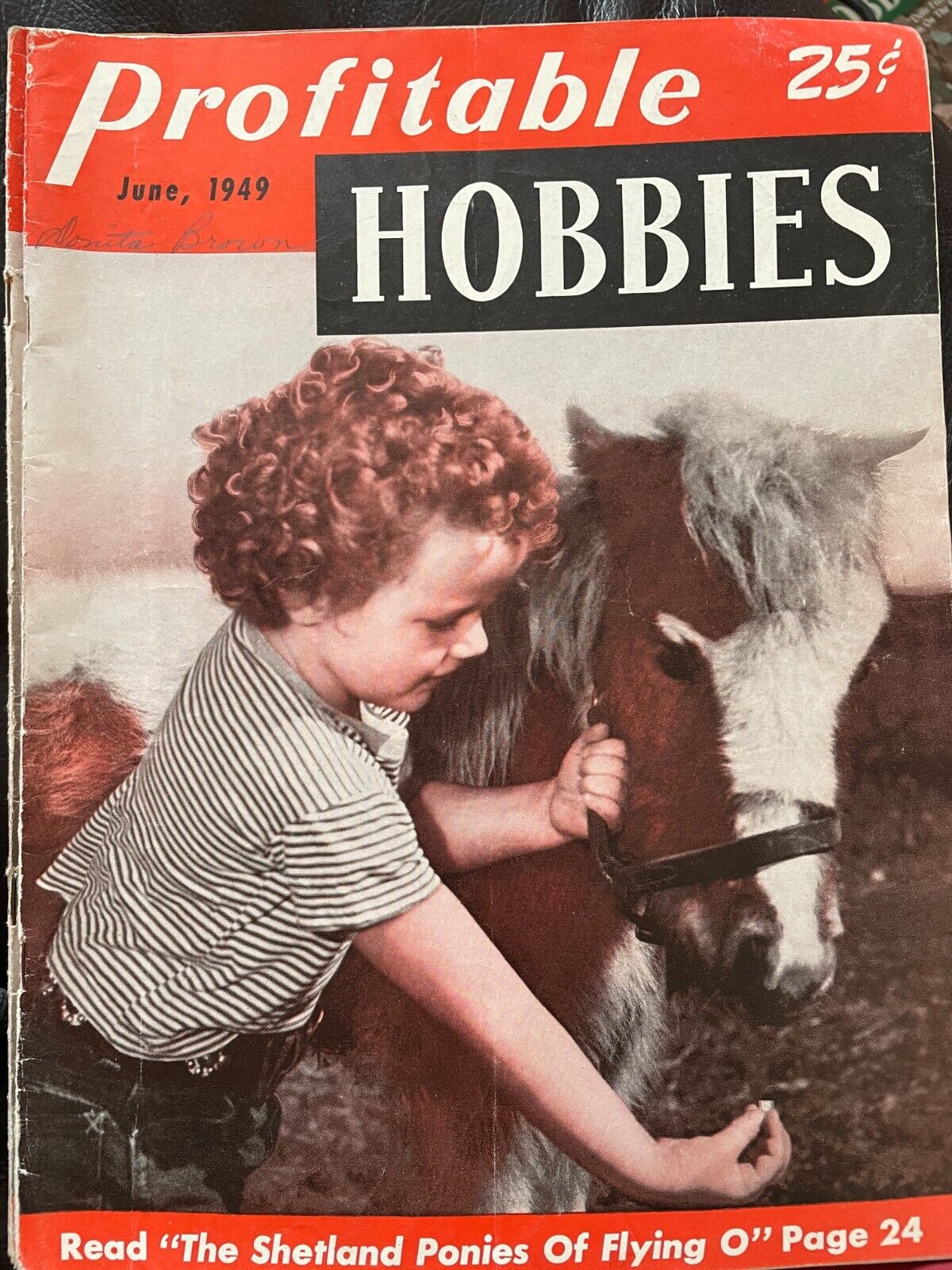 S L1600 Profitable Hobbies Magazine 1949