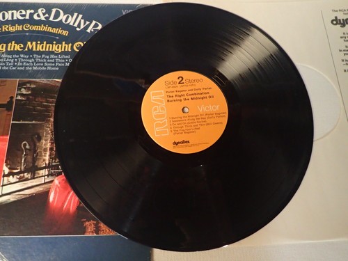 PORTER WAGONER DOLLY PARTON Right Combination Burning The Midnight Oil LP - Foto 5 di 5