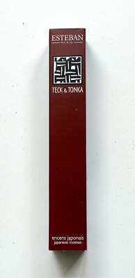 Esteban Travel Memory Teck & Tonka würzig & verführerisch Räucherstäbchen +Stäbchenhalter
