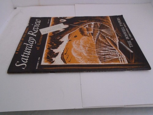 Saturday Review of Literature Magazine October 7, 1950 Boswell Papers C. Morley - Picture 2 of 4