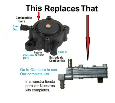 #ad #ad Walbro Fuel Pump Bolens 1055 1220 1253 1257 10hp 12hp HH120 Tecumseh engines 453 $27.36