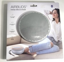 Airbuds Portable Wireless Speaker - 8 Hours Playtime, Rechargeable Battery