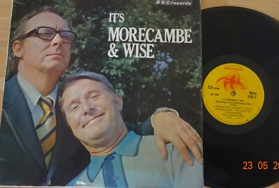 MORECAMBE AND WISE-BBC RECORDS-ITEMS FROM TV SHOW-9 TRACKS-12'' VINYL ALBUM-V/G+