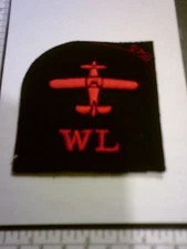 RAN- ROYAL AUSTRALIAN NAVY TRADE PATCH:  RED ON BLACK.