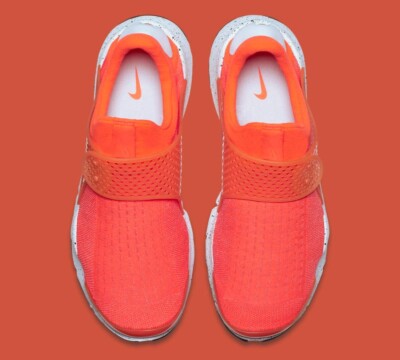 Nike Sock Dart SE Total Crimson size 13. Orange White  display picture 3