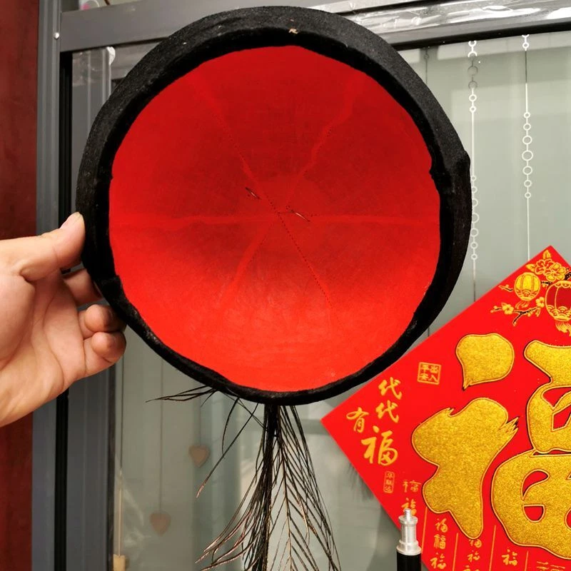 Sombrero de la dinastía Qing china plumas de pavo real antiguo oficial eunuco gorra tocado Foto 4 de 4