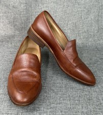 Madewell Frances Loafer Shoes Size 7 Camel Brown Leather Slip On Women s