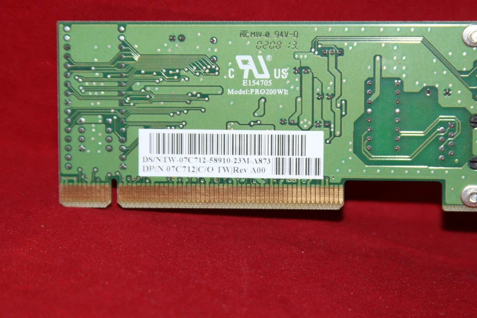 Tarjeta de red PCI (LAN), 10/100Mb, Dell CNet PRO200WL. (Davicom DM9102AF 07C712) Foto 4 de 4