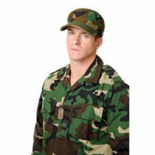 Army Military Camouflage Soldier Baseball Cap Hat Kids/Adult