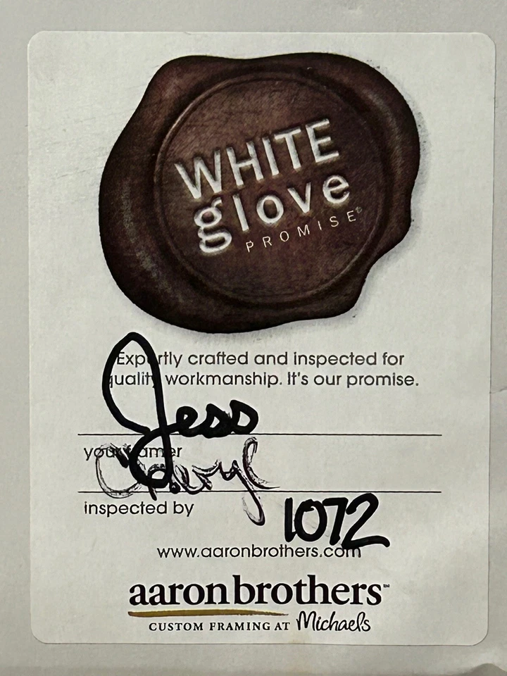 Patrón de punto de cruz de otoño Lizzie Kate Think #118 enmarcado profesionalmente Foto 4 de 4