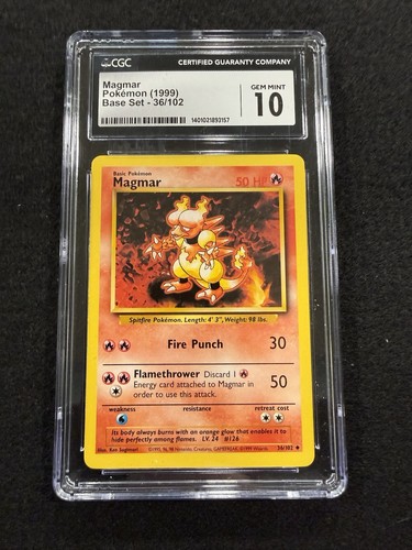 Magmar graded CGC 10 for sale on eBay