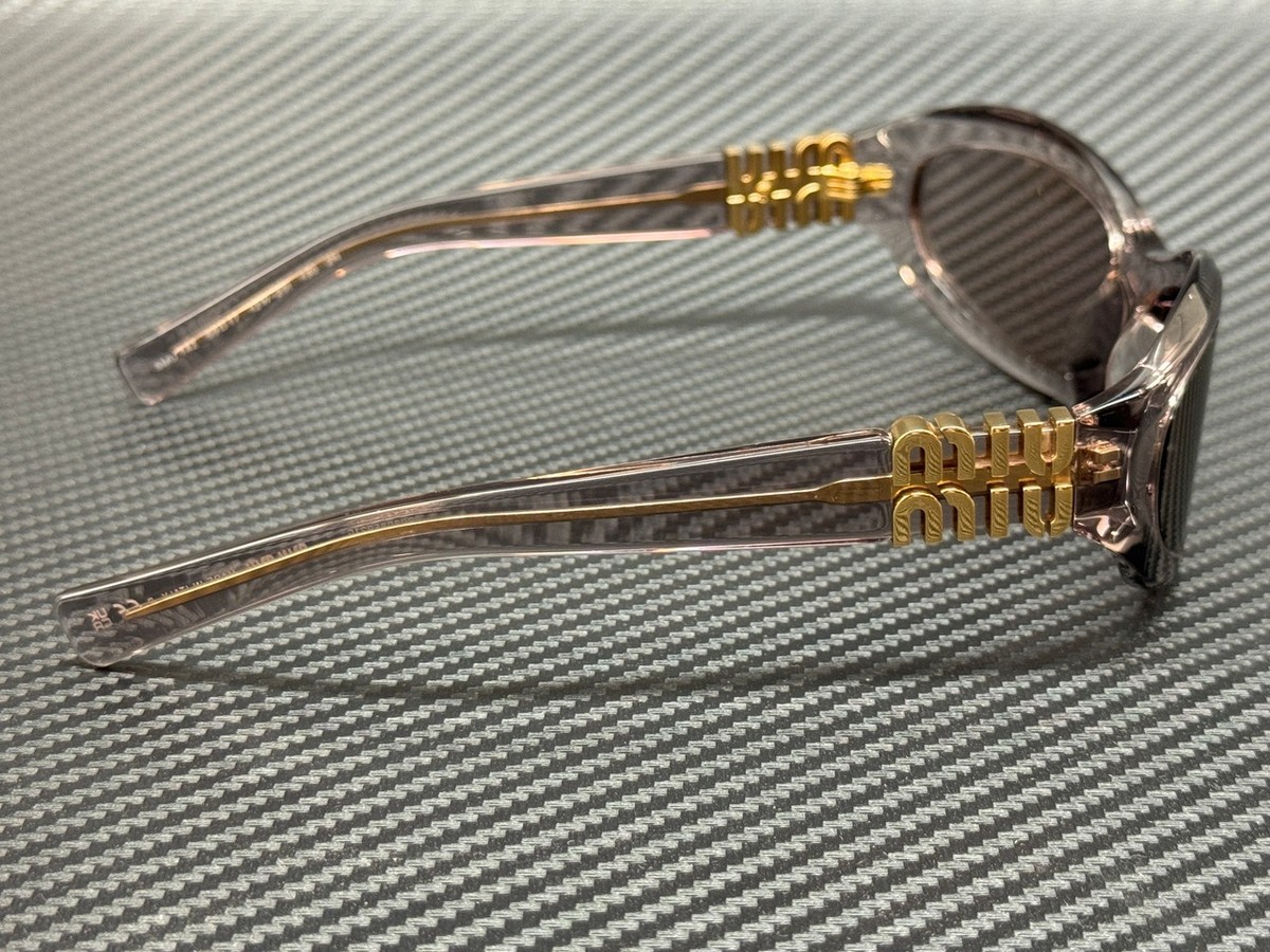 MIU MIU MU 14ZS 12W20I Mauve Transparent Purple Women's 59 mm