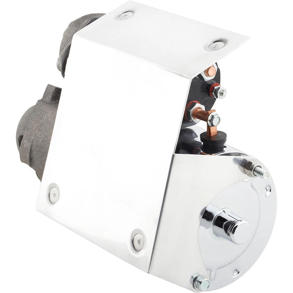 Protetor térmico de alumínio polido, compatível com Chevy Starter - Imagem 4 de 4