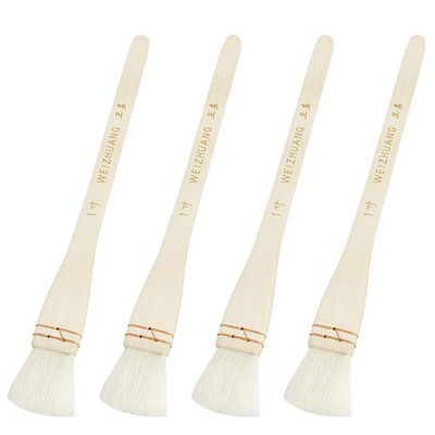 ZYAMY Creative Mark Hake Paintbrush 10.24inchx1.38inchx1 inch, Brown,white