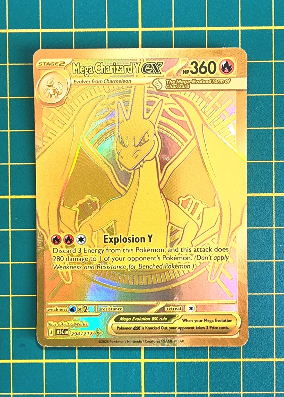 Mega Charizard Y ex 2026 Mega Evolution: Ascended Heroes #294/217 Mega  Hyper Rare (Secret) Price Guide - Sports Card Investor