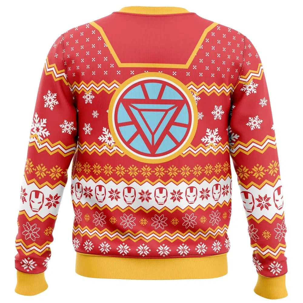 Iron Man Arc Reactor Christmas Ugly Sweater