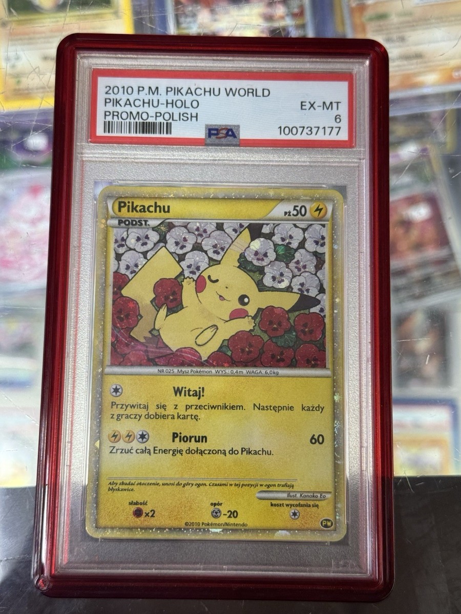 Pikachu (Polish) PW8 Pikachu World Collection Holo for sale online
