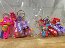 The Amazing Digital Circus  Pomni Jax Agatha Rubber Keychain rare limited GIGO