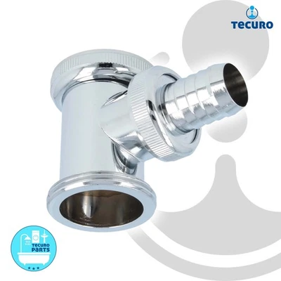tecuro Zwischenstück - Adapter mit Geräteanschluss für Geruchsverschluss/Siphon