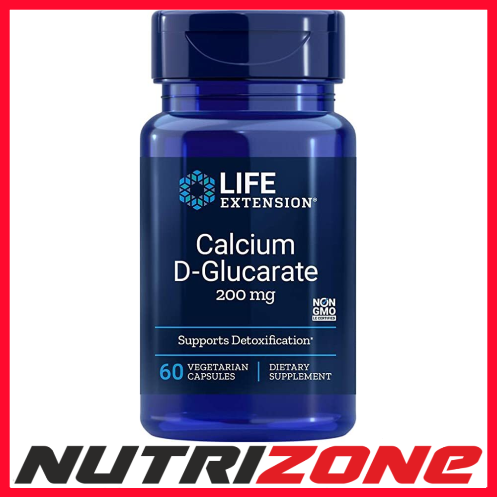 Life Extension Calcium D-Glucarate 200mg - 60 vcaps