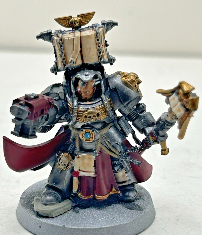 Warhammer 40K Chaplain in Terminator Armor Space Marines Army Lot Painted