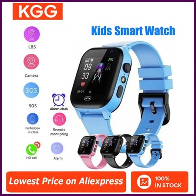 Kids Smart Watch SOS LBS Location Sim Card Call Child SmartWatch Camera IP65