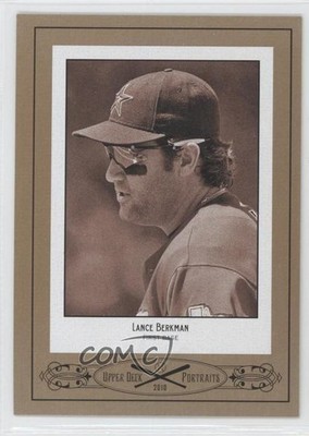 2010 Upper Deck Portraits Lance Berkman #SE-34 1s3