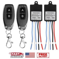 DC 6V 12V 24V Wireless Remote Control Switch Relay Receiver Transmitter LED Car