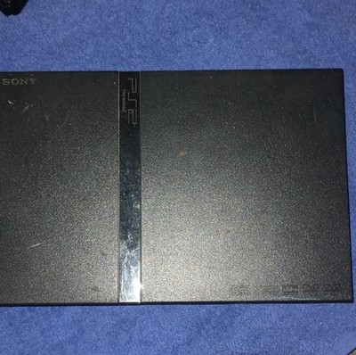 Sony PlayStation 2 Slim Black Console USB-A DVD Playback