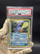 2004 Pokemon EX Team Rocket Returns #107/109 Mudkip Gold Star Holo Rare PSA 8 on eBay