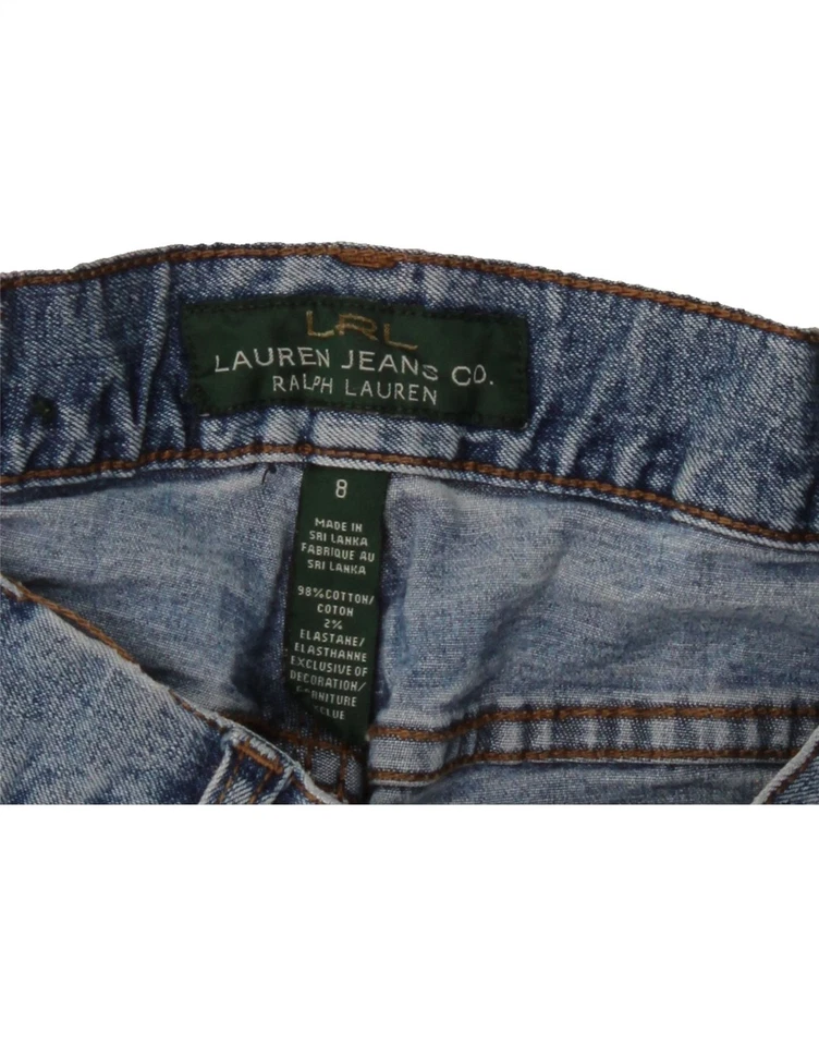 RALPH LAUREN Womens Straight Jeans US 8 Medium W32 L29 Blue Cotton DS58 - Image 3 of 3