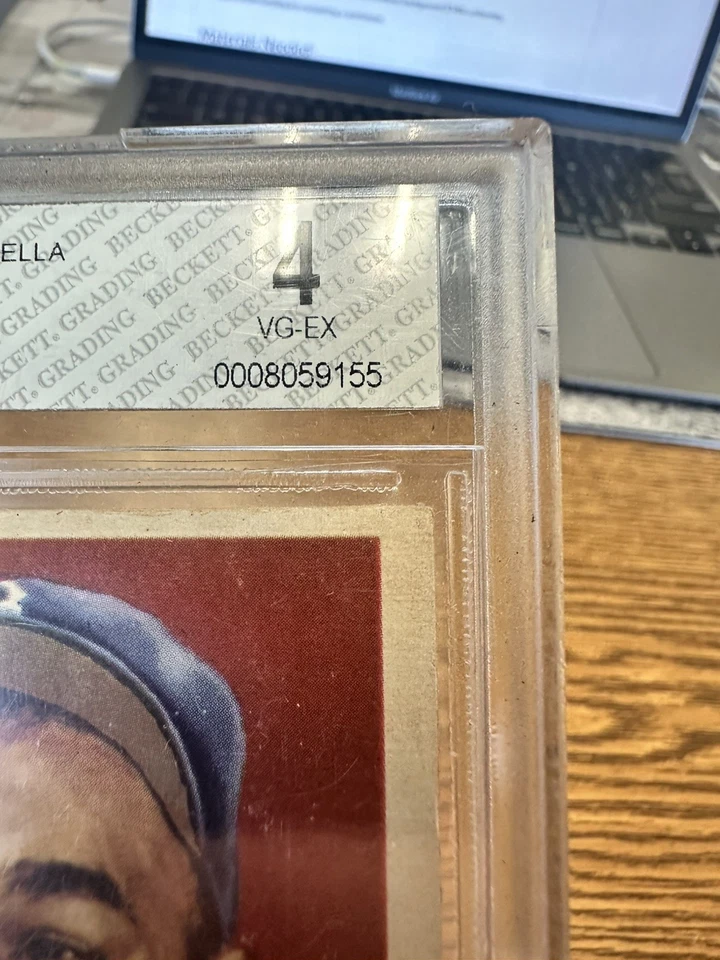 1953 Topps Baseball #27 Roy Campanella VG BVG 4 - Image 4 of 4