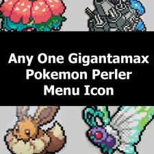 Any One Gigantamax Pokemon Perler Menu Icon